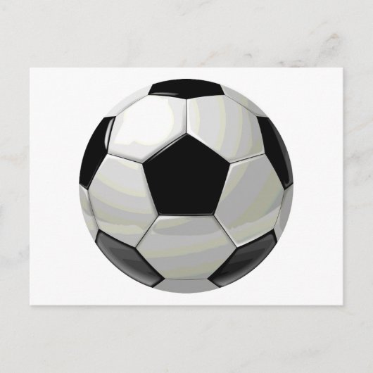 Fußball-Einzigartigkeit Postkarte (Vorderseite)