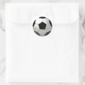 Fußball-Einzigartigkeit Quadratischer Aufkleber (Tasche)