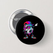 Fußball Eis Drip Dabbing Streusel Srts Jungen Button (Vorne & Hinten)
