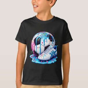 Fußball Eiscreme Streusel Thema Jugend Respektiert T-Shirt
