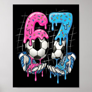 Fußball Eiscreme Tropfen 67 Hände Jungen Sportspie Poster