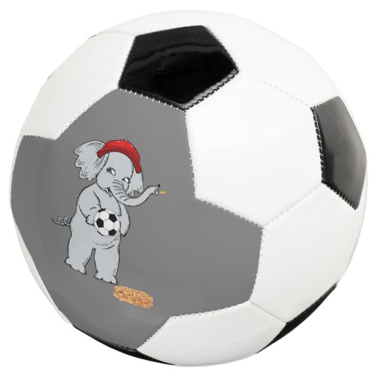 Fußball-Elefant Fußball (Dreiviertel)