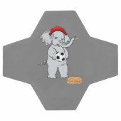 Fußball-Elefant Fußball (Flach)