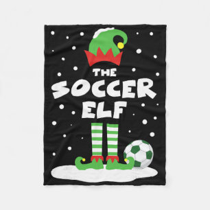 Fußball-Elf-Matching-Gruppe Familie Feiertag Weihn Fleecedecke