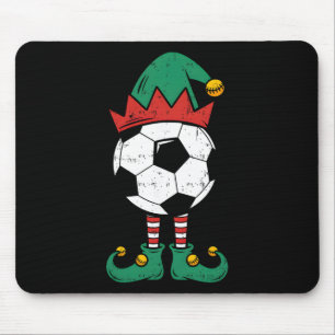 Fußball Elf Weihnachten Lustiger Xmas Elf Fußball Mousepad