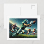 Fußball-Empfänger, Postkarte (Vorne/Hinten)