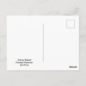 Fußball-Empfänger, Postkarte (Rückseite)