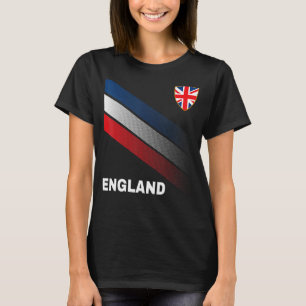 Fußball-England-Flagge für Fußball-Männer Frauen K T-Shirt