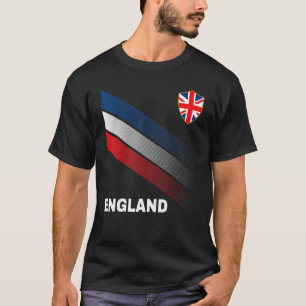 Fußball-England-Flagge für Fußball-Männer Frauen K T-Shirt