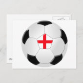 Fußball - England Postkarte (Vorne/Hinten)
