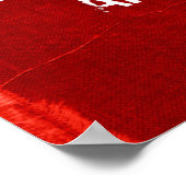 Fußball Erfolg und Attitude Poster Red Denim 009 (Ecke)