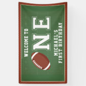 Fußball erster Geburtstag Banner (Vertikal)