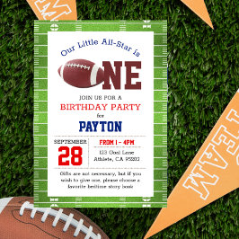 Fußball erster Geburtstag Einladung