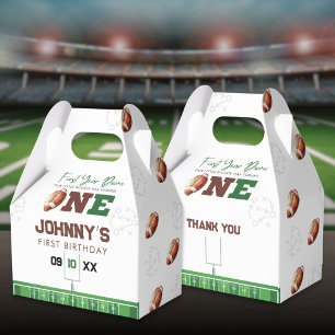 Fußball Erster Geburtstag First Year Down Geschenkschachtel