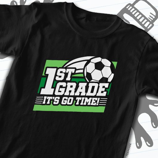 Fußball erster Klasse zurück zur Schule T-Shirt