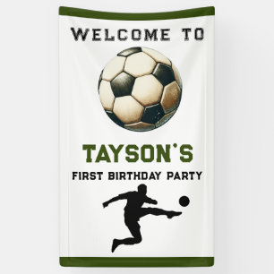 Fußball Erstes Jahr ab 1. Geburtstag Banner