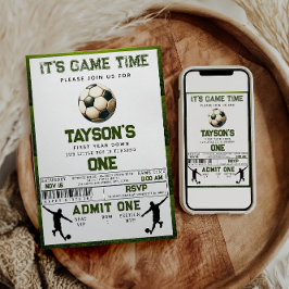 Fußball Erstes Jahr ab 1. Geburtstag Einladung