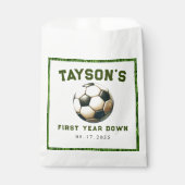 Fußball - Erstes Jahr ab 1. Geburtstag Geschenktütchen (Vorderseite)