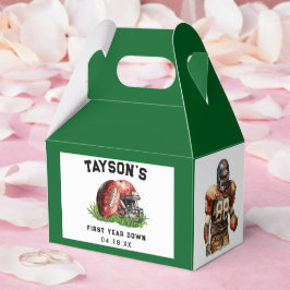 Fußball Erstes Jahr unter dem 1. Geburtstag Geschenkschachtel