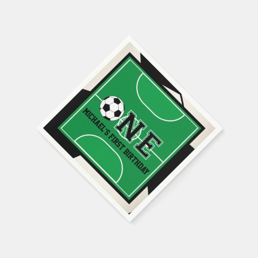 Fußball Erstgeburt Napkins Serviette (Ecke)