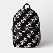 Fußball. Essen, schlafen, Fußball, wiederholen Bedruckter Rucksack (Vorderseite)