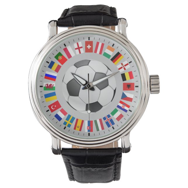 Fußball-Europameisterschaft 2016 Armbanduhr (Vorderseite)