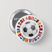 Fußball-Europameisterschaft 2016 Button (Vorne & Hinten)