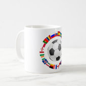 Fußball-Europameisterschaft 2016 Kaffeetasse (Vorderseite Links)