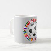 Fußball-Europameisterschaft 2016 Kaffeetasse (Vorderseite Links)