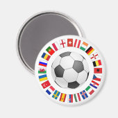 Fußball-Europameisterschaft 2016 Magnet (Vorderseite/Rückseite)