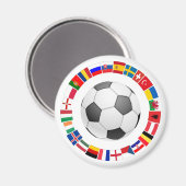 Fußball-Europameisterschaft 2016 Magnet (Vorderseite/Rückseite)