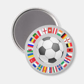 Fußball-Europameisterschaft 2016 Magnet (Vorderseite/Rückseite)