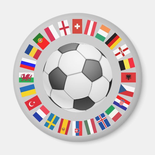 Fußball-Europameisterschaft 2016 Magnet (Vorne)