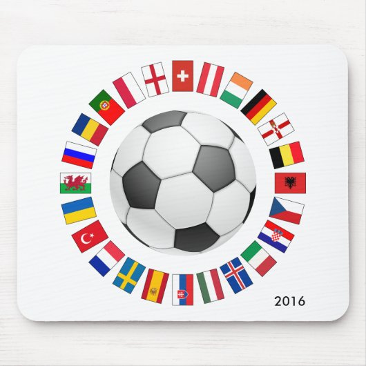 Fußball-Europameisterschaft 2016 Mousepad (Vorne)