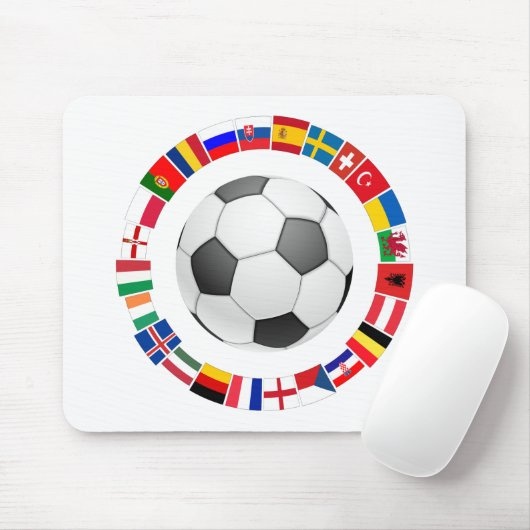 Fußball-Europameisterschaft 2016 Mousepad (Mit Mouse)