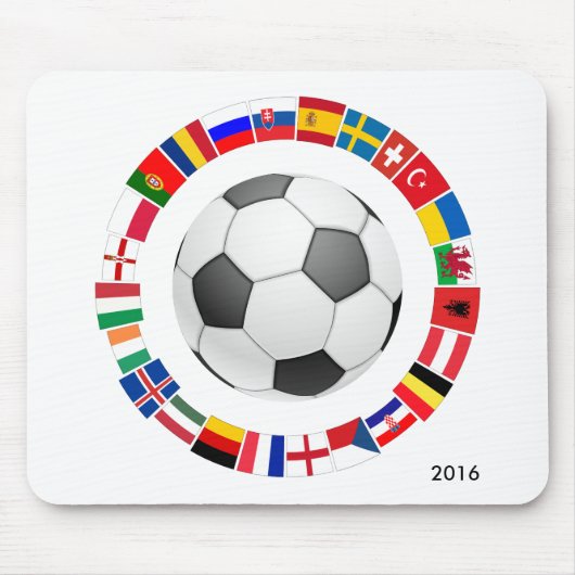 Fußball-Europameisterschaft 2016 Mousepad (Vorne)