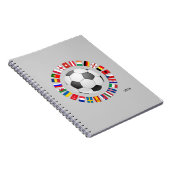 Fußball-Europameisterschaft 2016 Notizblock (Rechte Seite)