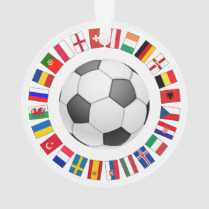 Fußball-Europameisterschaft 2016 Ornament
