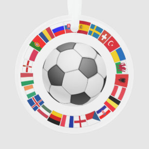 Fußball-Europameisterschaft 2016 Ornament