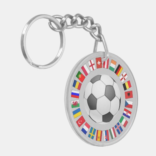 Fußball-Europameisterschaft 2016 Schlüsselanhänger (Vorderseite links)