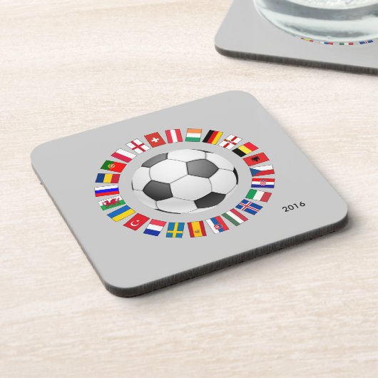 Fußball-Europameisterschaft 2016 Untersetzer (Linke Seite)