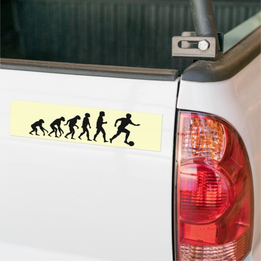 Fußball-Evolution Autoaufkleber (Auf Lkw)