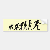 Fußball-Evolution Autoaufkleber (Vorne)