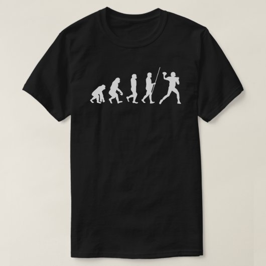 Fußball - Evolution - Dark Edition T-Shirt (Design vorne)