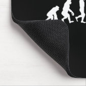 Fußball Evolution Lustiger Fußballfan Sportliebhab Mousepad (Ecke)