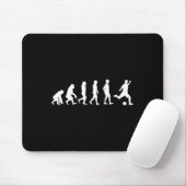 Fußball Evolution Lustiger Fußballfan Sportliebhab Mousepad (Mit Mouse)