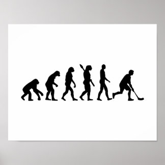 Fußball-Evolution Poster