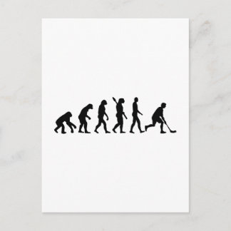 Fußball-Evolution Postkarte
