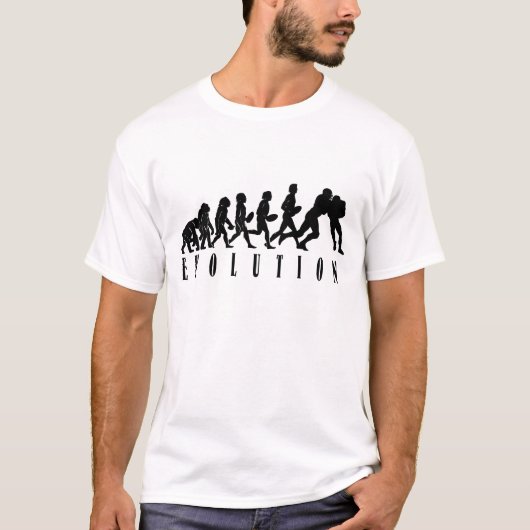 Fußball-Evolution T-Shirt (Vorderseite)