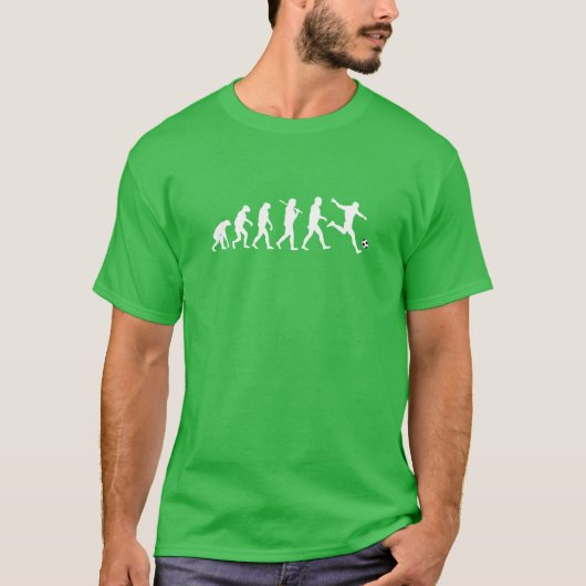 Fußball-Evolution w T-Shirt (Vorderseite)